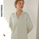 Green Striped Homewear Pajama