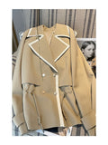 For Women Autumn 2023 Oversized Double Breasted Official Ladies Suits Sailor Collar Long Sleeve Jackets Mujer