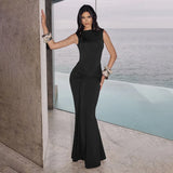 Fongt Fashion Solid-Colored Sleeveless Ribbon Dress In Autumn 2025