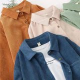 Fongt Smog Haze Blue Salt Outside Wearing Wicked Shirt Women's Spring And Autumn Design Hongfeng Lady Solid Color Shirt