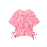 Fongt Side With Multi-Color Coarse Needle Sweater