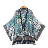Fongt Phoenix Flower Printed Sweater Women's Cotton Jacket Jacket 0001