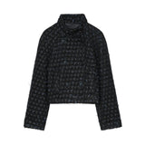 Fongt New Wrinkles Effect Short Coat 5029084645 Skirt 5029085645