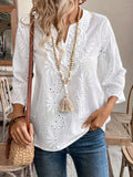 Fongt Loose V-Neck Temperament Commuting Embroidered Tidley Tweed