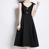 Fongt Luxury Famous Banquet High-End Hepeng Wind Heavy Industry Three-Dimensional Bow Diamond Waist High-End Exquisite Dress