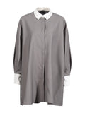 Fongt Lazy Commuting Top 2025 Autumn New Bumpy Straight Barrel Loose Thin Long Coat Woman