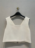 Single Button Ropa Mujer Sleeveless Top Spring Summer Clothes Japanese Simple Tanks & Camis Fashion Ins Women 2024 Tops-Outfit