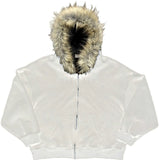 Fongt New Solid Zipper Hoodie Hoodie High Street Thair Hat Coat Jacket
