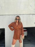 Fongt Women's Clothing In Autumn 2025 Fashion Solid Color Long-Sleeved