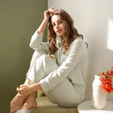Green Striped Homewear Pajama
