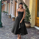 Fongt Dress New French Retro Dress Court Style Dopamine Wearing Sling Dress Woman